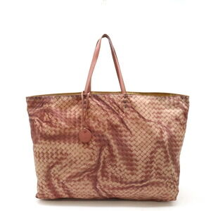 BOTTEGA Veneta Intreccio tote bag pink charm